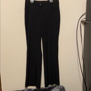 Black Women's Stretch Bootcut Pants